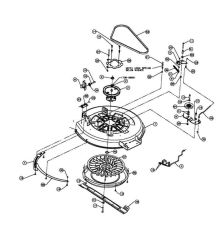 Plateau de coupe complet 76 cm 913-070033-S pour Gartenland GL+C5603+E5579:E5602+E5573:E5602+C560+E5464:E5602