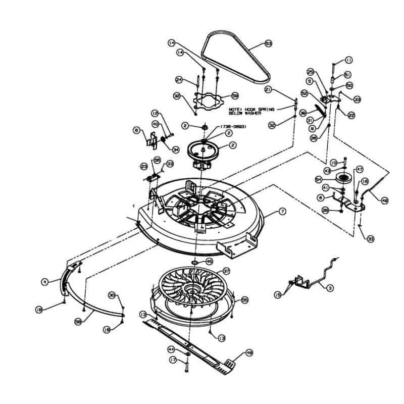 Plateau de coupe complet 76 cm 913-070033-S pour Raiffeisen RMH 7125-76 T - 13AH777C628 (2013)