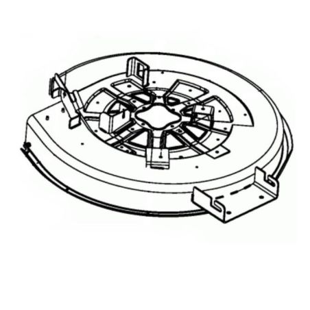 Plateau de coupe 76 cm 683-04459637 - 683-04459 pour MTD White Passion 76.125T - 13BH76KA676 (2019)